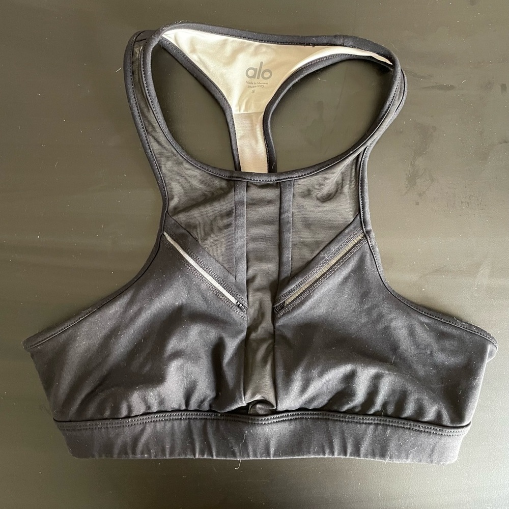 ALO YOGA Half Moon Bra Black XS